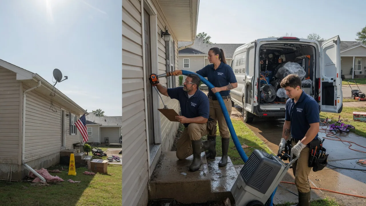 Ceiling Water Damage Restoration in Lanse, MI near me